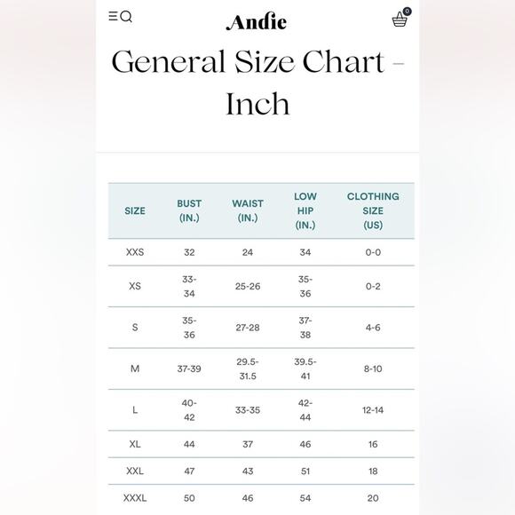 Andie Swim 'The Havana' Black One-Piece Swimsuit - Size Medium NWT - Picture 7 of 8